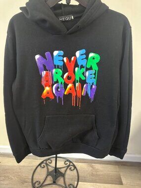 black unisex hoodie